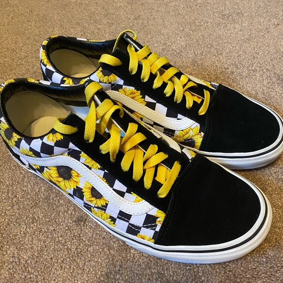 cute sunflower vans